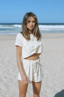 Sets|SABO Alchemy Shorts-Cream