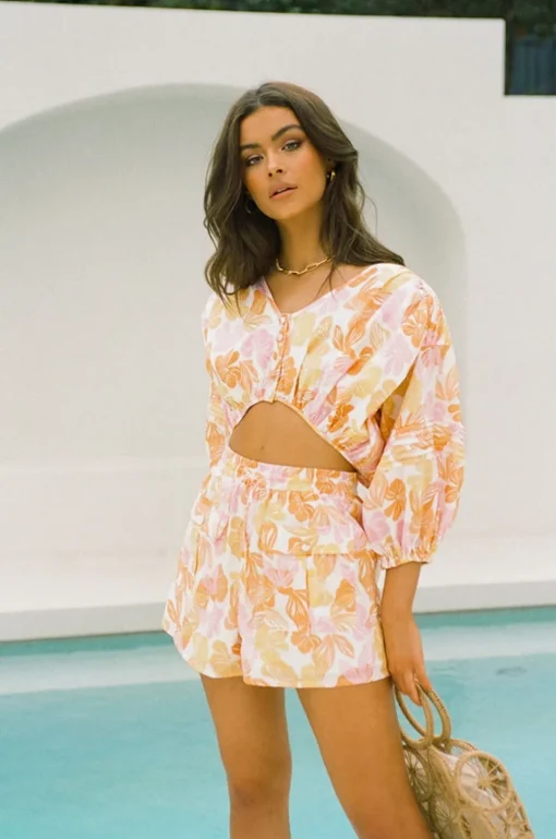 Sets|SABO Alita Shorts-Floral