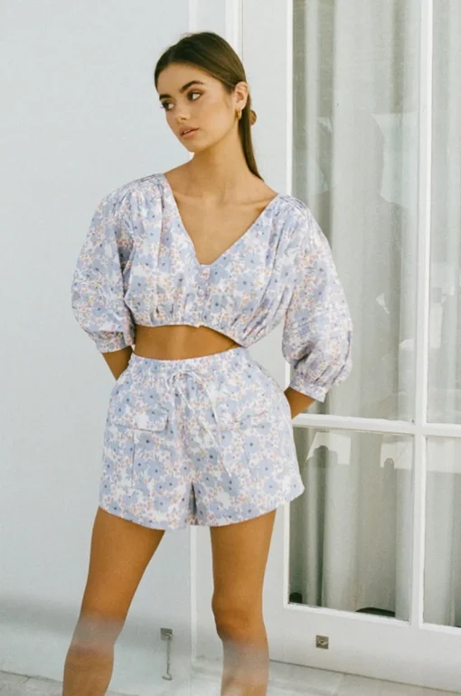 Sets|SABO Alita Shorts-Lavender