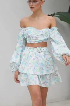 Sets|SABO Belted Zoe Skirt-Floral