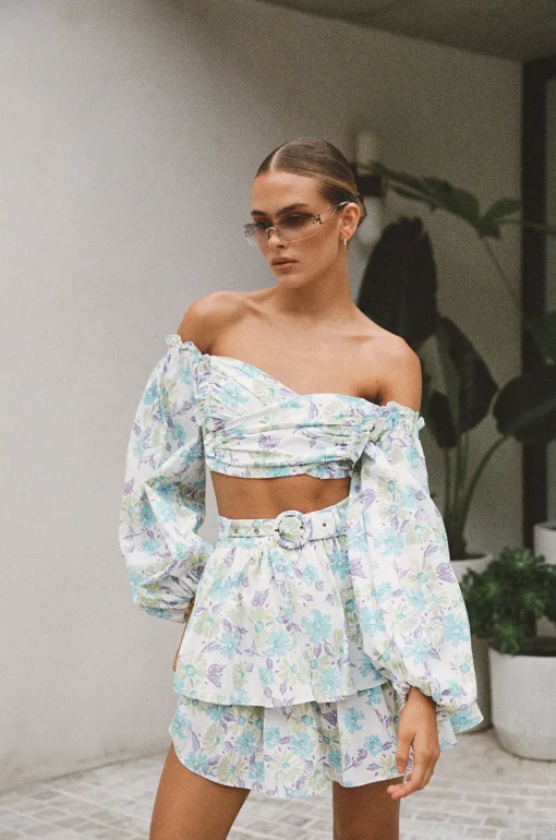 Sets|SABO Belted Zoe Skirt-Floral