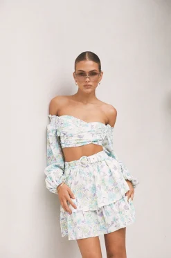 Sets|SABO Belted Zoe Skirt-Floral