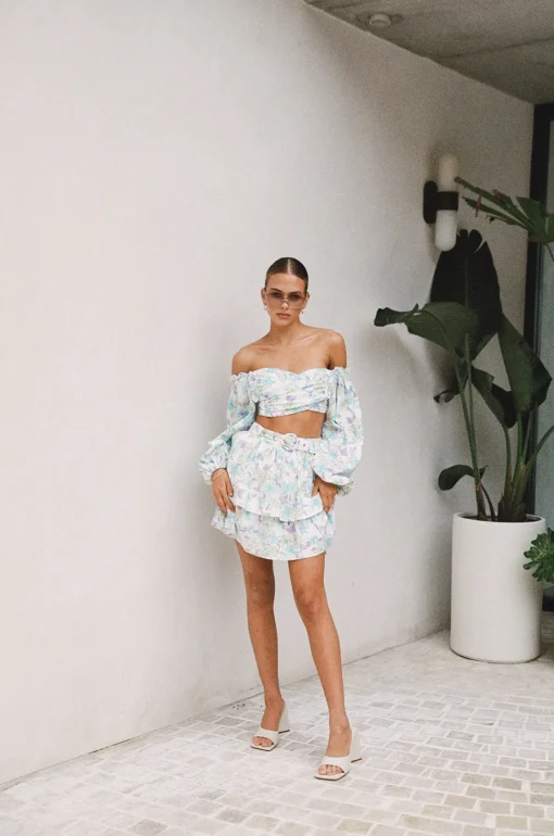 Sets|SABO Belted Zoe Skirt-Floral