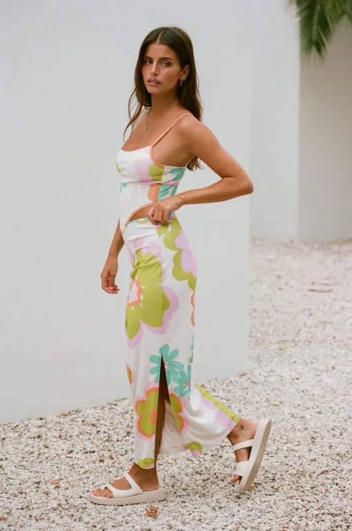 Sets|SABO Bretta Midi Skirt-Bubblegum