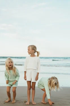 Mini|SABO Charli Mini Knit Playsuit-Cream