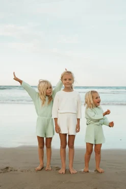 Mini|SABO Charli Mini Knit Playsuit-Cream