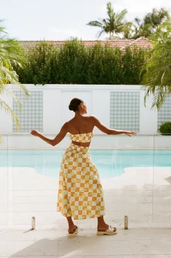 Sets|SABO Cooper Midi Skirt- Checkerboard