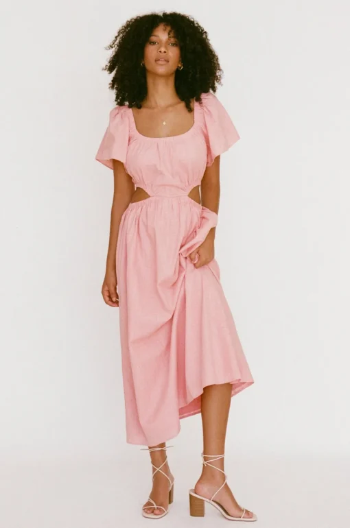 Dresses|SABO Ezzy Midi Dress-Pink