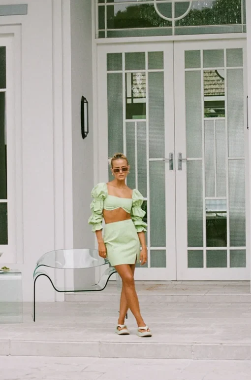 Sets|SABO Jade Skirt-Green