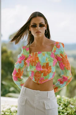 Tops|SABO Juliet Shirred Top