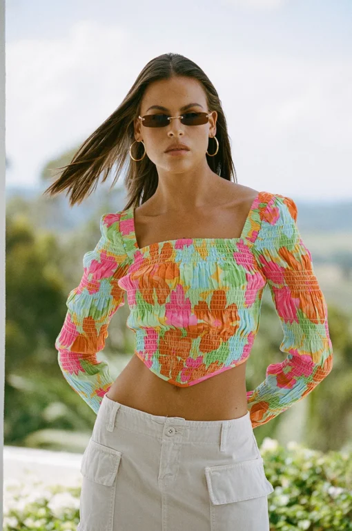 Tops|SABO Juliet Shirred Top