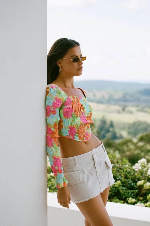 Tops|SABO Juliet Shirred Top