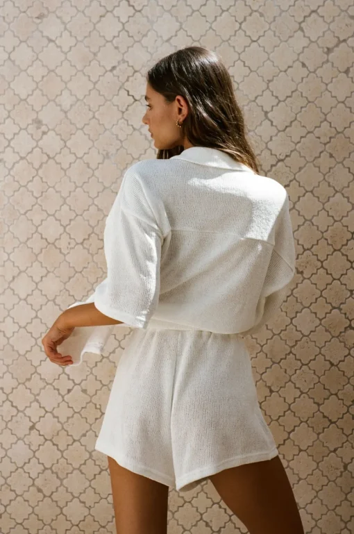 Sets|SABO Kase Top-White Knit