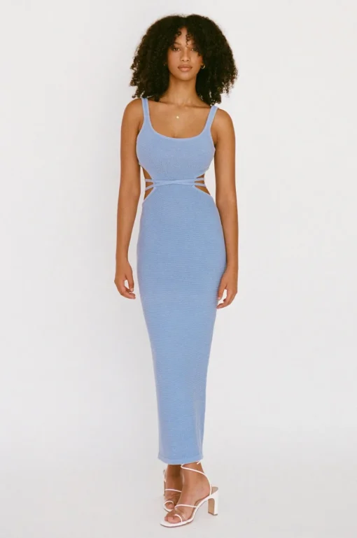 Dresses|SABO London Knit Dress-Azure
