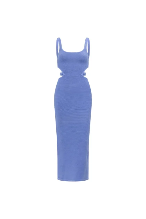 Dresses|SABO London Knit Dress-Azure