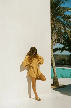 Playsuits|SABO Milena Playsuit-Toffee