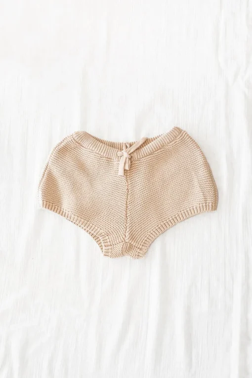 Mini|SABO Mocha Mini Knit Shorts