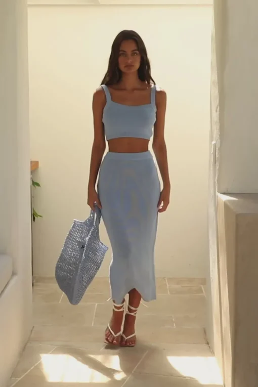 Sets|SABO Nooa Skirt-Blue