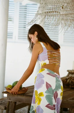 Sets|SABO Oralia Skirt-Royal Floral