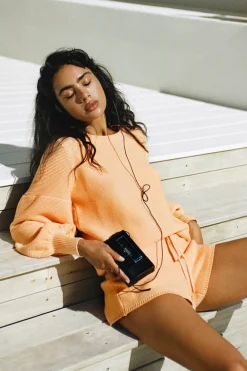Sets|SABO Peach Knit Top