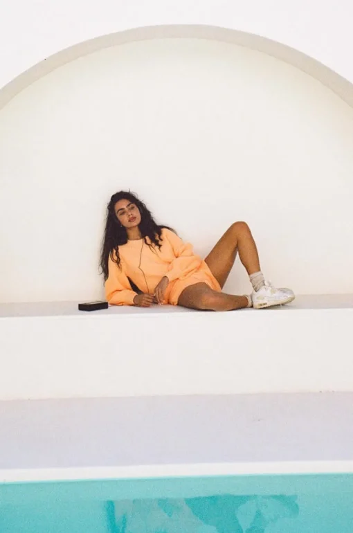 Sets|SABO Peach Knit Top