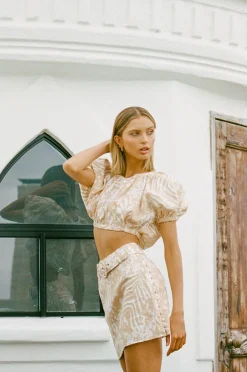 Sets|SABO Sakura Linen Top