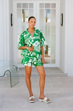 Sets|SABO Seona Shorts-Lemoni Green