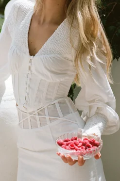 Sets|SABO Seville Shirred Top