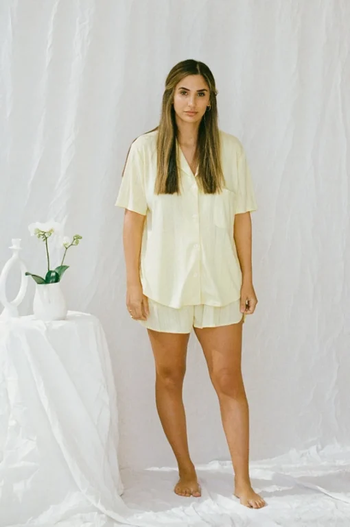 Sets|SABO Siesta Pj Shorts-Lemon