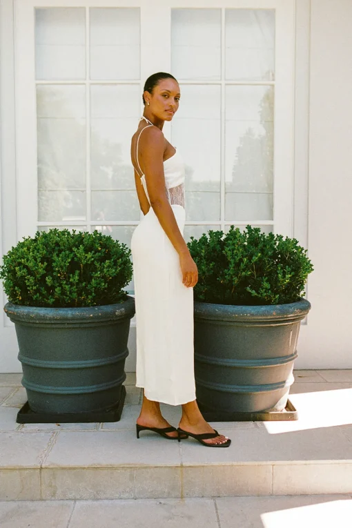 Dresses|SABO Teyah Midi Dress-White
