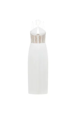 Dresses|SABO Teyah Midi Dress-White