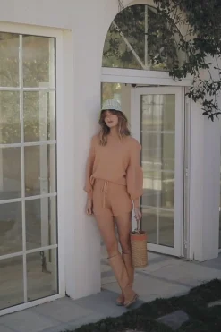 Sets|SABO Toffee Knit Shorts