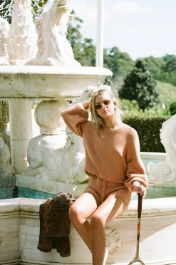 Sets|SABO Toffee Knit Shorts