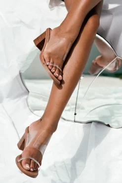 Back In|SABO Transparent Mules