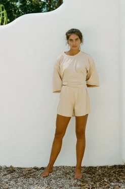 Sets|SABO Wanderer Shorts-Honey